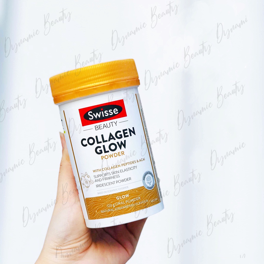Bột đẹp da Swisse beauty collagen glow/ renew/ balance powder 120g đẹp da, căng bóng/ giảm stress/ hỗ trợ tiêu hóa