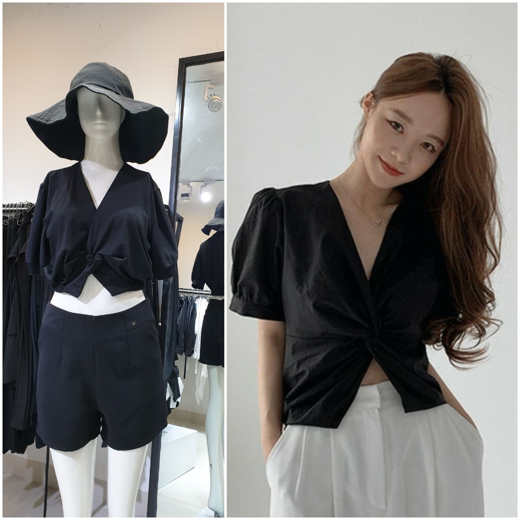 áo croptop bo chun