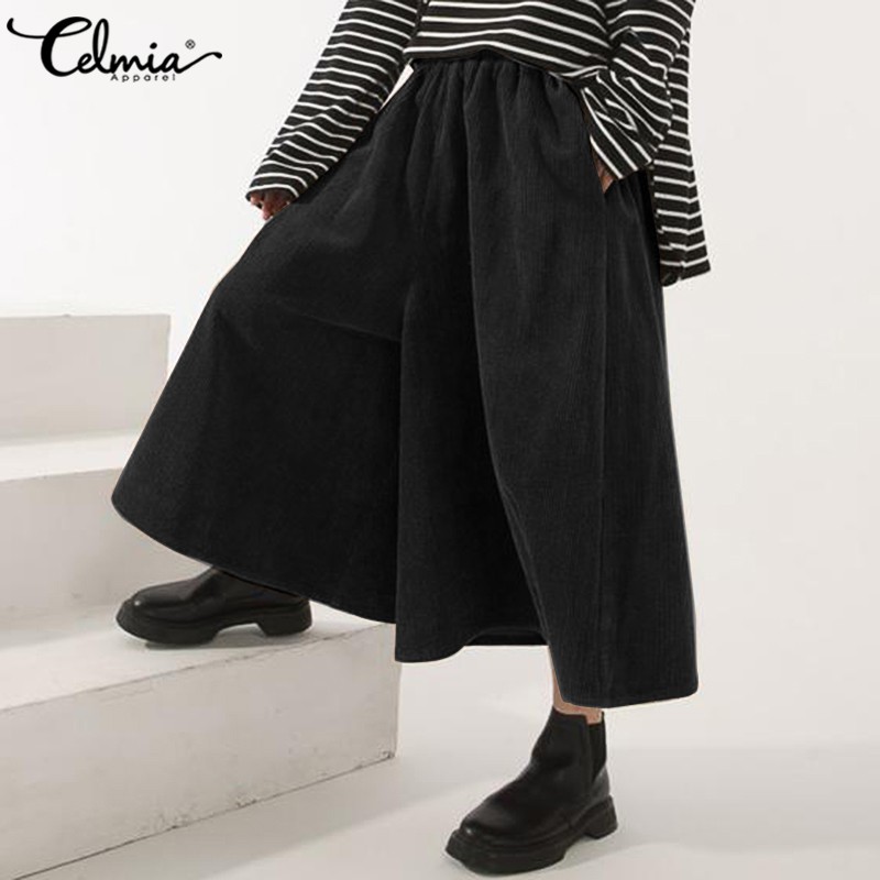 Quần ống rộng Celmia lưng co giãn tốt ng trẻ trung cho | BigBuy360 - bigbuy360.vn