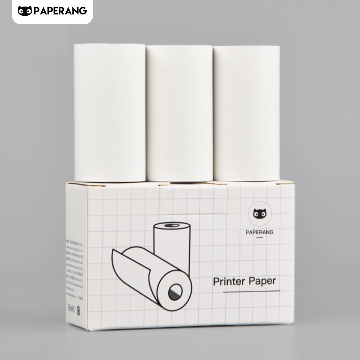 Hộp 3 cuộn giấy in nhiệt Paperang các loại dành cho máy in mini Paperang P1, P2 - Hàng chính hãng 100%