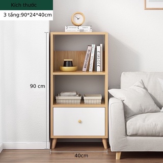 Kệ gỗ Bắc Âu, tủ gỗ đa năng nhiều tầng tiện lợi lắp ghép dễ dàng có tủ để đồ gỗ MDF phủ Melamine Shop Nội Thất Văn Đạt