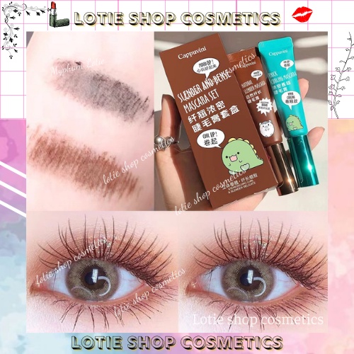 Mascara Cappuvini chuốt mi trang điểm kháng nước Cao cấp