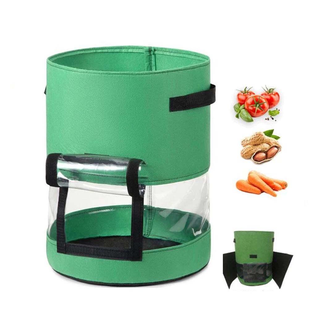 Lanfy Túi Trồng Cây Bỏ Túi Có Thể Tái Sử Dụng 36° Túi Trồng Cây Rau Củ Quả Tiện Lợi