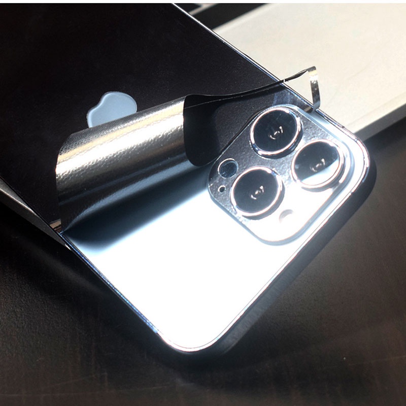 Miếng Dán Bảo Vệ Mặt Sau Điện Thoại Bằng pvc Mạ Bóng Cho iphone 14 13 pro max