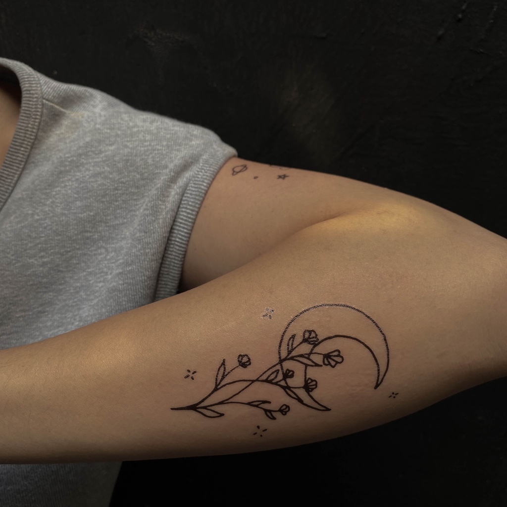 Hình xăm dán tạm thời Tattoodee 7 ngày, xăm trong 1 phút, chống nước 100%