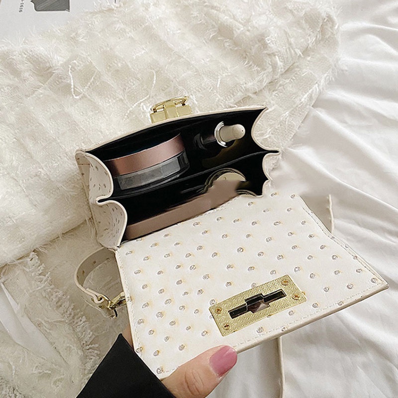 Túi Đeo Chéo Hình Vuông Cỡ Nhỏ Phong Cách Cổ Điển Thời Trang Cho Nữ