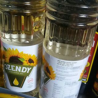 Dầu hướng dương Ozendy chai 1 lít