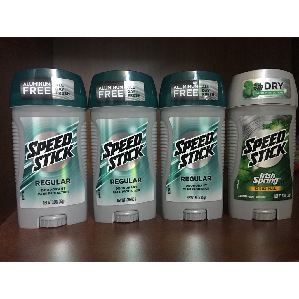 Lăn khử mùi nam dạng sáp Speed Stick Deodorant Regular 85g