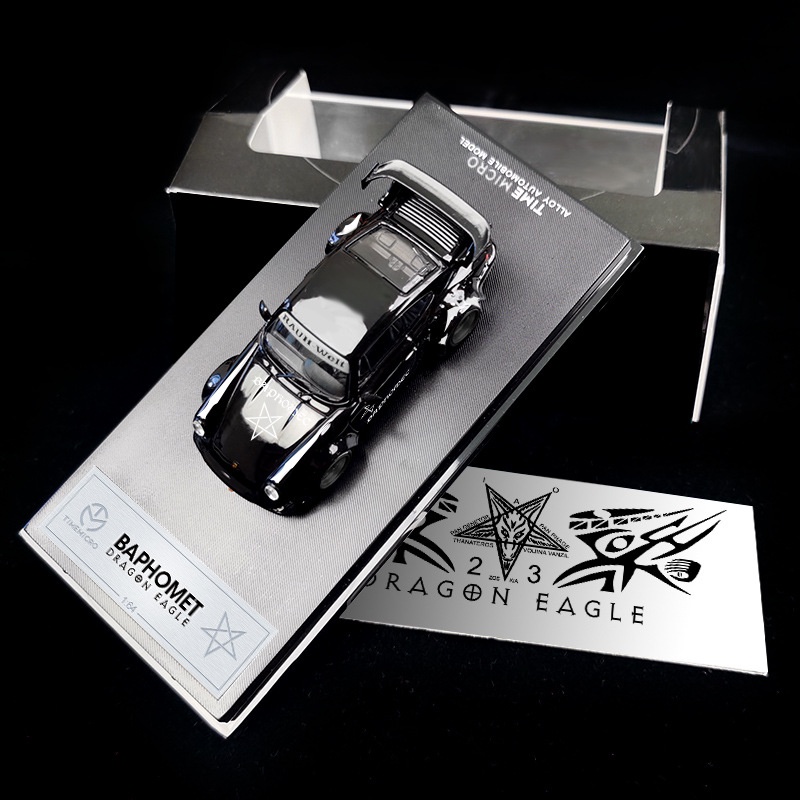 Mô Hình Xe Hơi Porsche RWB964 Demon Baphomet Tỉ Lệ 1: 64
