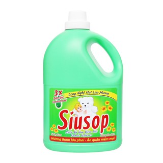 Nước xả vải Siusop 3x đậm đặc hương hoa xuân can 3.8kg