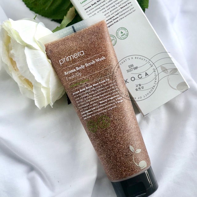 [PRIMERA] Sữa tắm tẩy da chết Primera Aroma Body Scrub Wash