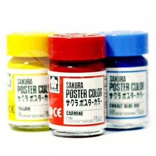 Bán Lẻ 2 Lọ Màu Nước Sakura Poster 30ml