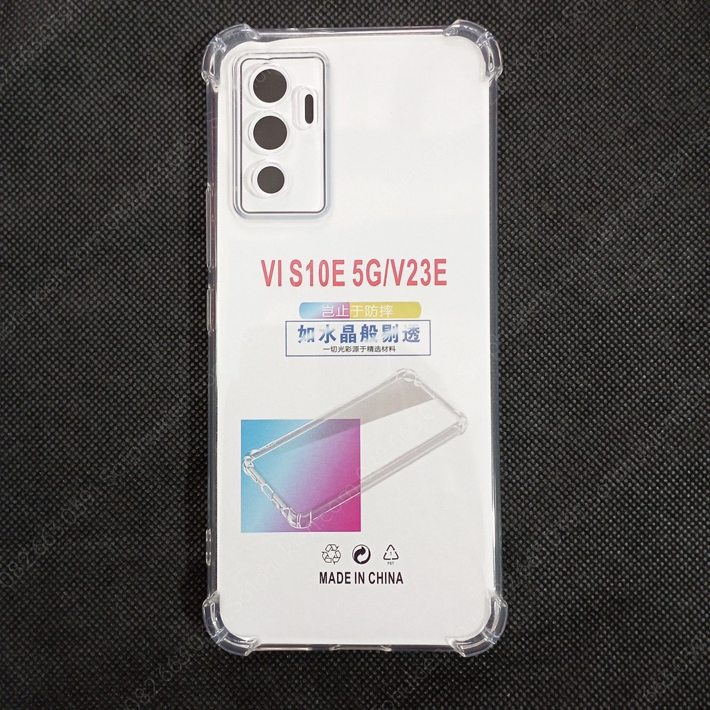 Ốp lưng Vivo V23E 5G  loại chống sốc, dẻo trong suốt bảo vệ camera bền đẹp
