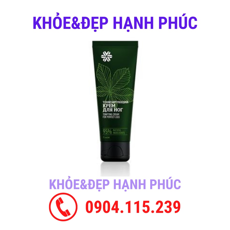 [ 416559 kem xoa chân ] Kem chân SIBERIAN WELLNESS Tonifying cream for perfect legs – 75ml/tuýp