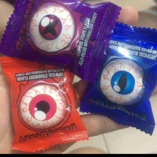 Giá rẻ như sỉ Kẹo Dẻo Xốp Kinh Dị Con Mắt nhân mứt trái cây hỗn hợp Zing Eye Balls bao ngon.