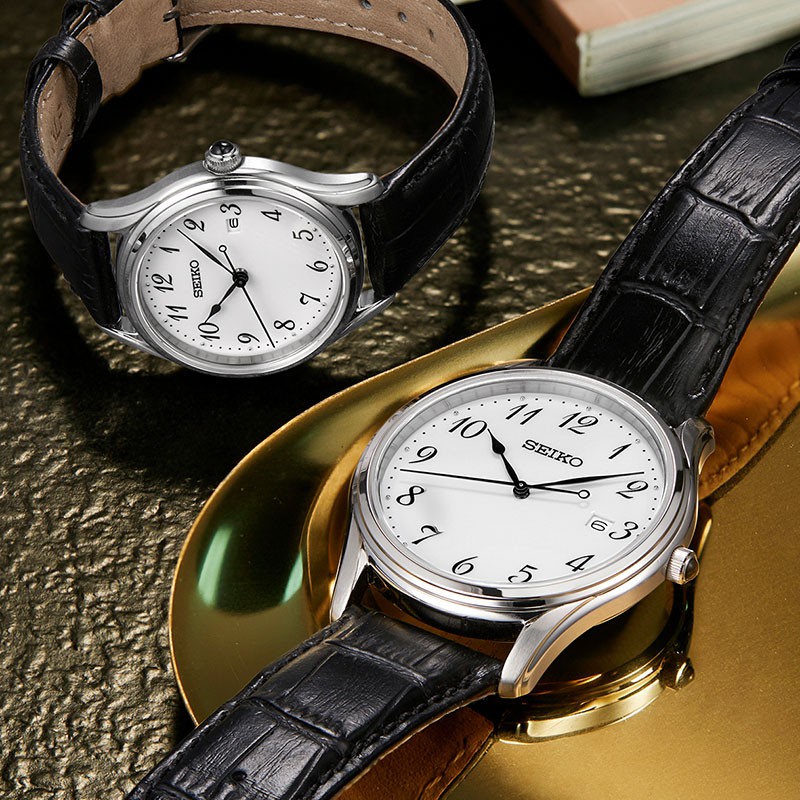 Đồng hồ Nữ Seiko Regular SUR639P1 dây thép , mặt kính Sapphire thanh lịch trẻ trung