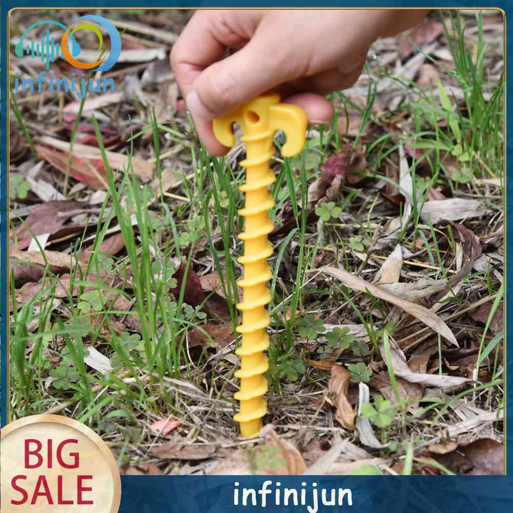 Bộ 10 Cọc Dựng Lều Siêu Nhẹ Màu Vàng