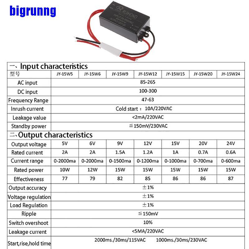 Mô Đun Chuyển Đổi Nguồn Điện Ac-Dc 220v Sang Dc5V 6v 9v 12v 15v 20v 24v