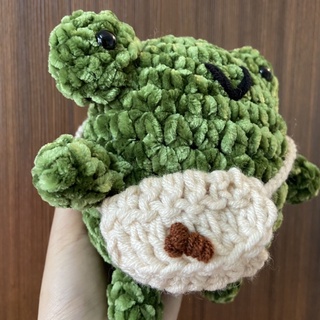 Ếch Con Đeo Túi Crochet Handmade 🐸💚
