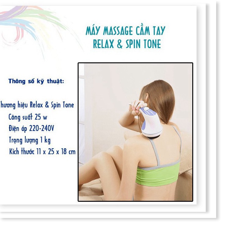 Máy đánh tan mỡ bụng giá rẻ Relax & Spin Tone - Hàng chuẩn, giá rẻ, thư giãn và giảm mỡ hiệu quả