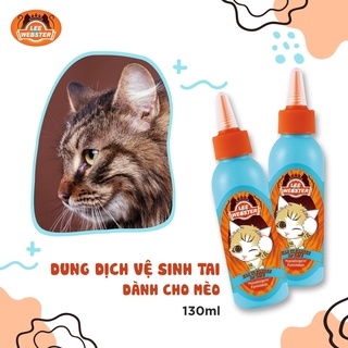 Dung dịch vệ sinh tai cho mèo Lee & Webster 130ml