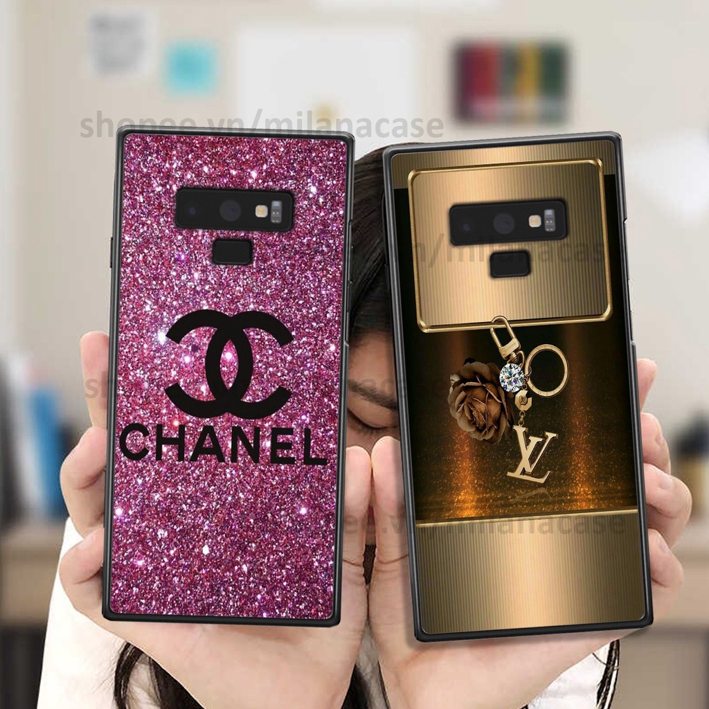 Ốp Samsung Note 9 in hình các thương hiệu nổi tiếng sang chảnh, đẳng cấp, cá tính