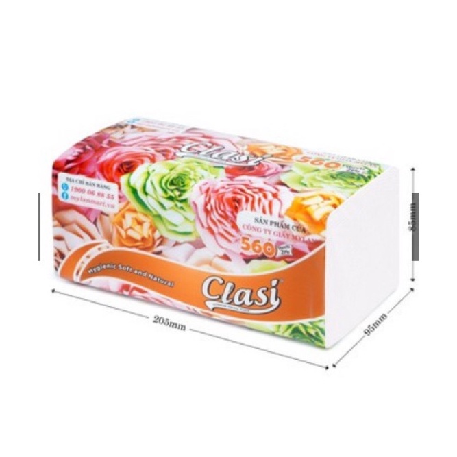 GIẤY RÚT CLASI HOA HỒNG❤️FREE SHIP❤️SIÊU DAI MỀM MẠi 3 LỚP