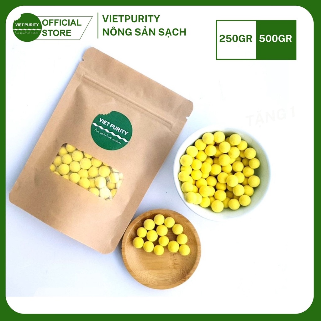 Tinh bột nghệ viên mật ong hoa cà phê nguyên chất 100g-500g Vietpurity, sản phẩm Oganic cho người bị đau dạ dày