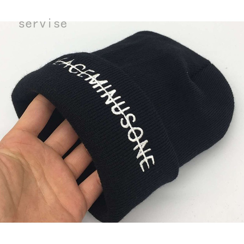 Servise Mũ len thêu chữ PEACEMINUSONE phong cách G-Dragon