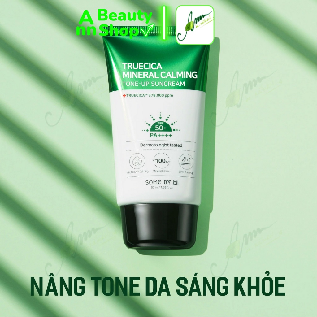 Kem Chống Nắng Some by mi Truecica Mineral Calming Tone up Suncream SPF50+/PA++++