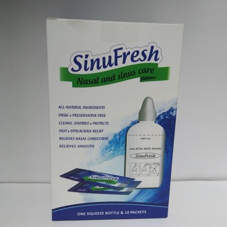 Chăm sóc mũi xoang SinuFresh hộp 10 gói + 01 chai 180ml