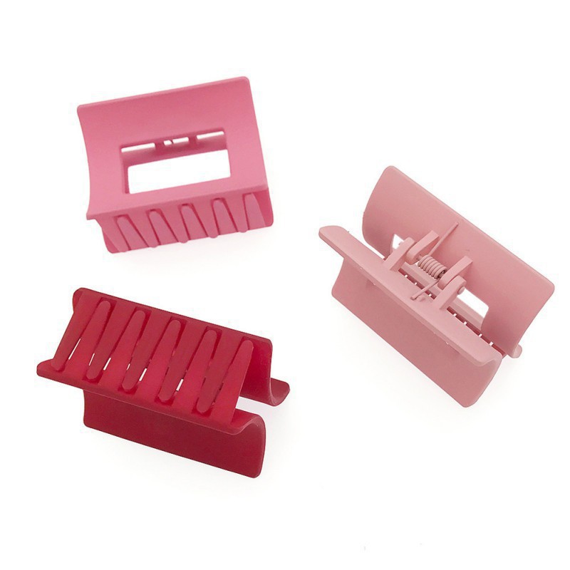 Kẹp tóc càng cua màu trơn đơn giản thanh lịch cho nữ