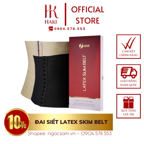 Đai Siết Eo Latex Slim Belt Haki