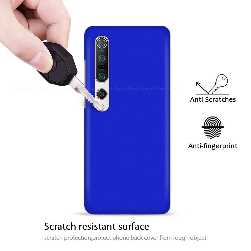 Ốp Điện Thoại Nhựa PC Cứng Siêu Mỏng Mặt Nhám Cho Xiaomi Mi Note 10 10i 10T Pro Lite