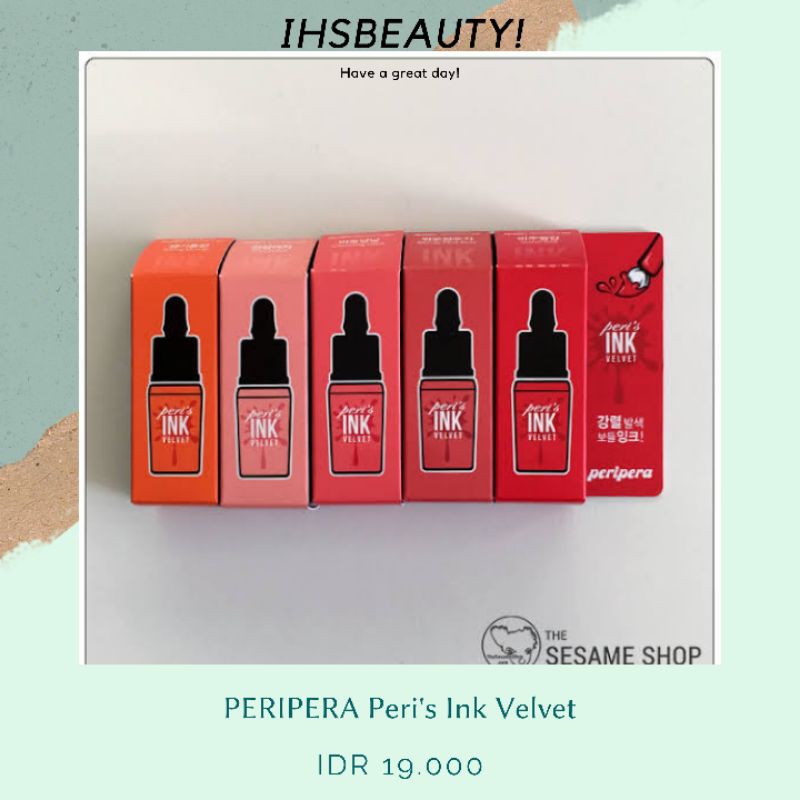 (hàng Mới Về) Son Môi Peripera Peri 's Peris 8 Màu Sắc Tùy Chọn