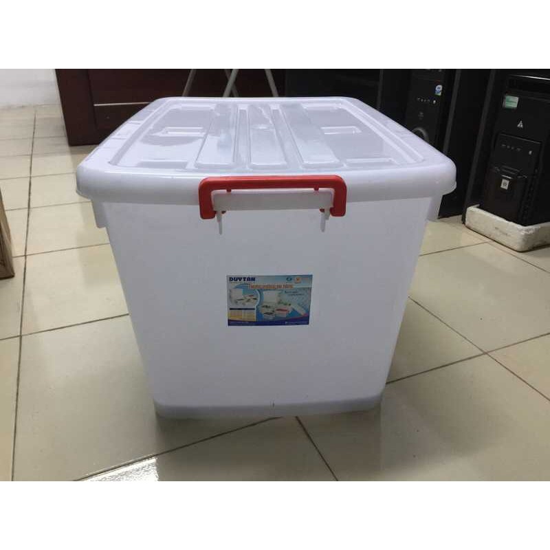 Thùng nhựa duy tân Vuông 30L ( Có Bánh Xe )