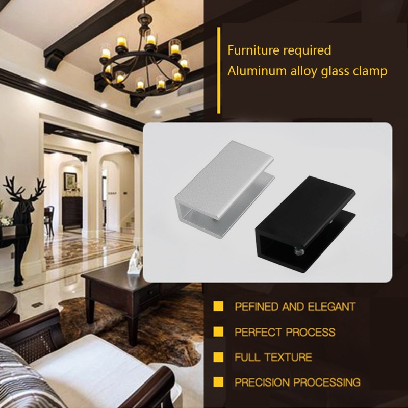 Bộ 2 Giá Đỡ Kính Chống Mòn 10-12mm Chuyên Dụng Cho Xe Hơi