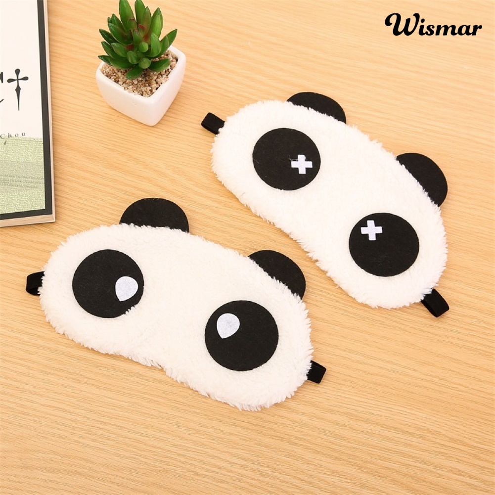 [Hàng mới về] Mặt nạ che mắt ngủ hình gấu trúc ngồi bông dễ thương | BigBuy360 - bigbuy360.vn