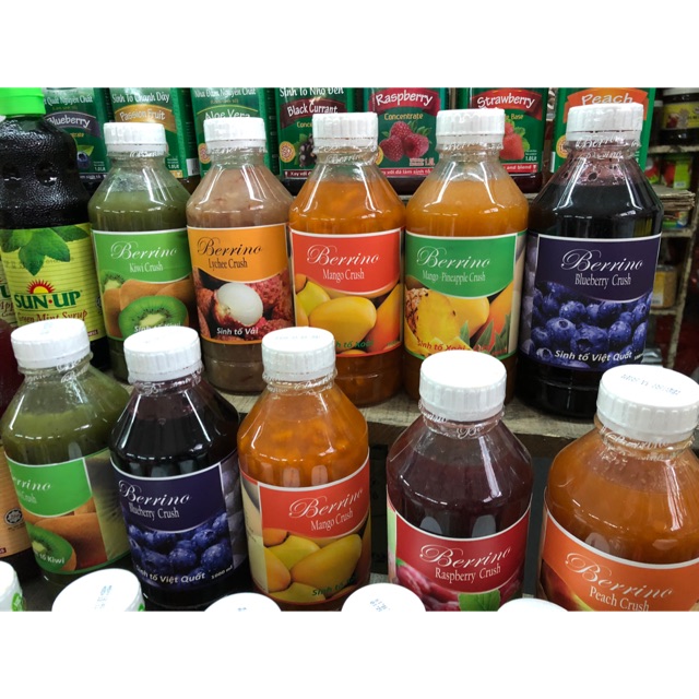 Sinh tố berino các vị