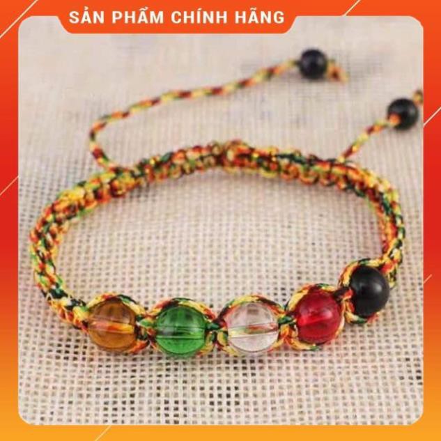 Vòng Ngũ Sắc 5 Hạt Châu Ngũ Hành *SI*