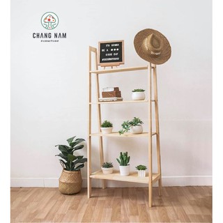 KỆ GỖ ĐỂ SÁCH/ KỆ TRANG TRÍ LẮP RÁP ĐA NĂNG 4 TẦNG - A BOOKSHELF 4F