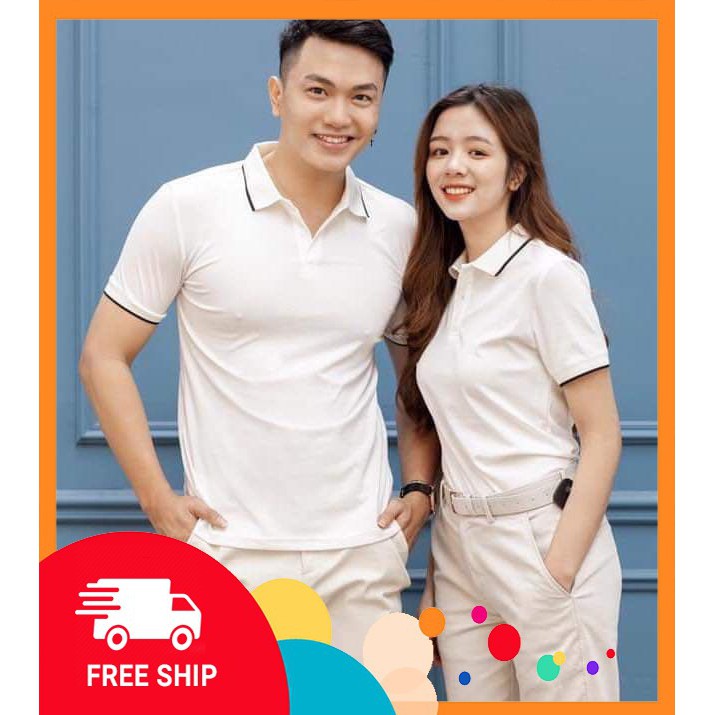 Áo phông cổ bẻ dệt cá sấu chất thun cottong mát, co giãn tốt dáng ôm body giá tốt