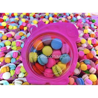 COMBO 40c macaron mix kèm hộp heo peppa