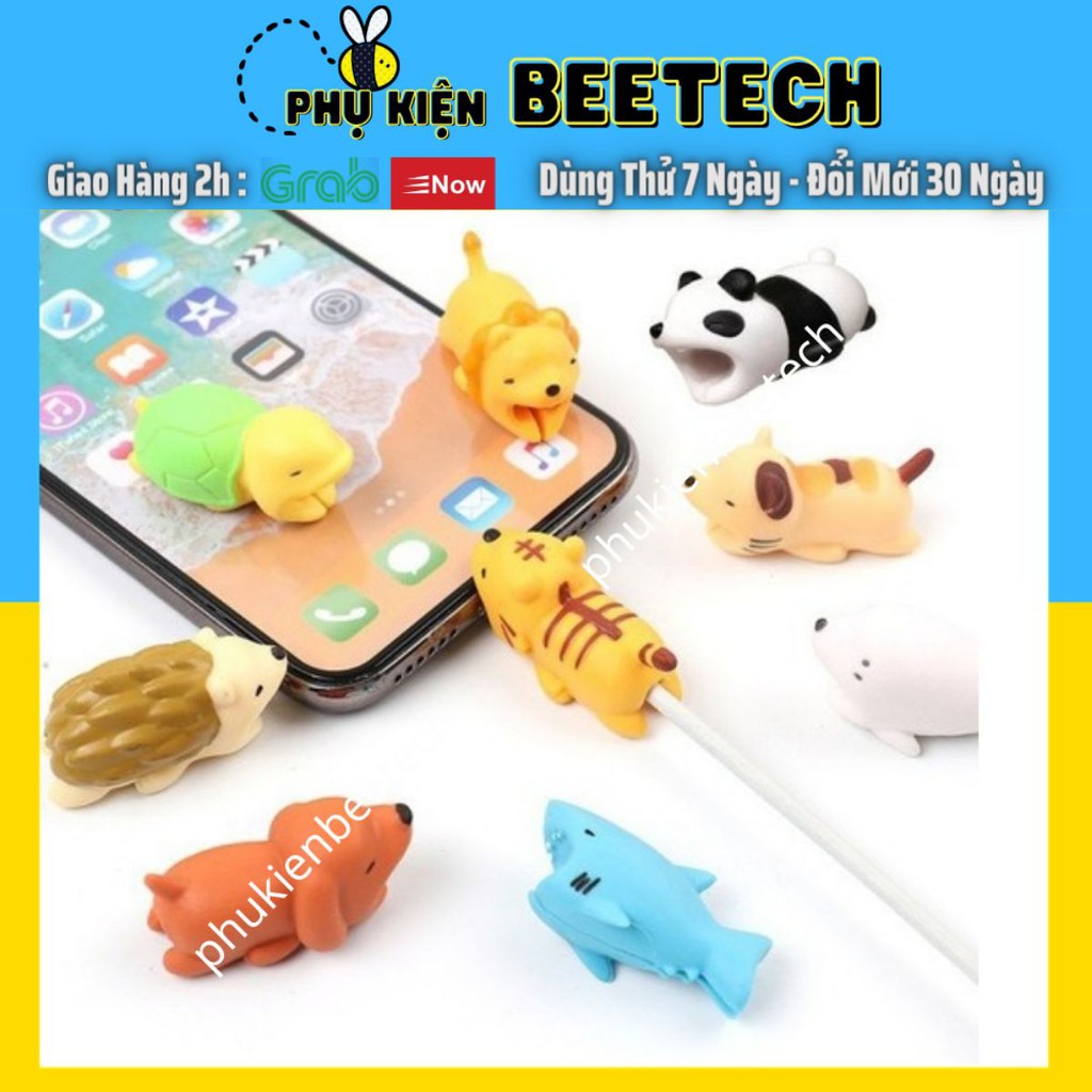 Thú bảo vệ đầu cáp sạc, kẹp chống gãy đầu dây sạc - Beetech vn