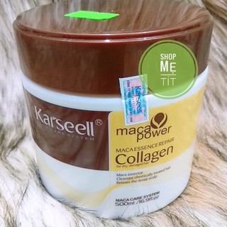 Dầu Hấp Tóc Collagen Karseell Maca Siêu Mềm Mượt Tóc 500ml