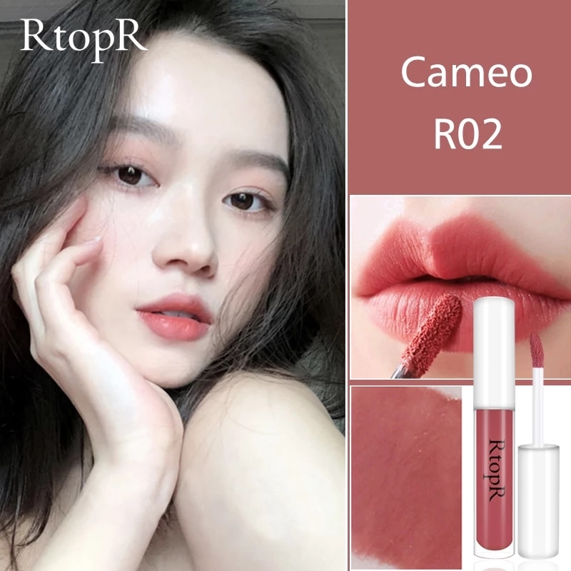 RtopR Lip Makeup Non-stick Cup Lipstick Lasting Moisturizing Cosmetic Matte Lip Glaze Waterproof Lip Gloss | BigBuy360 - bigbuy360.vn