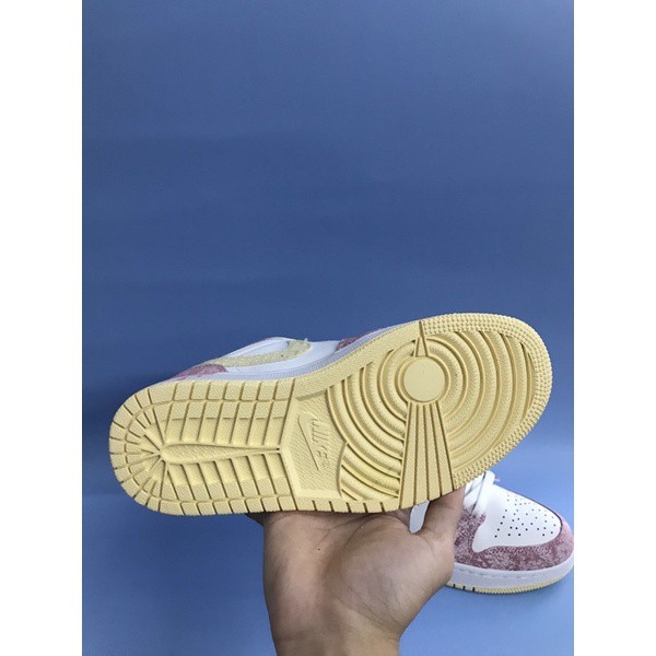 (surucara)Giày Jordan low one hồng kem chảy bản sc