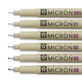 [Tặng cọ thư pháp 27k] Bút line Sakura Micron set 9/8/7 size
