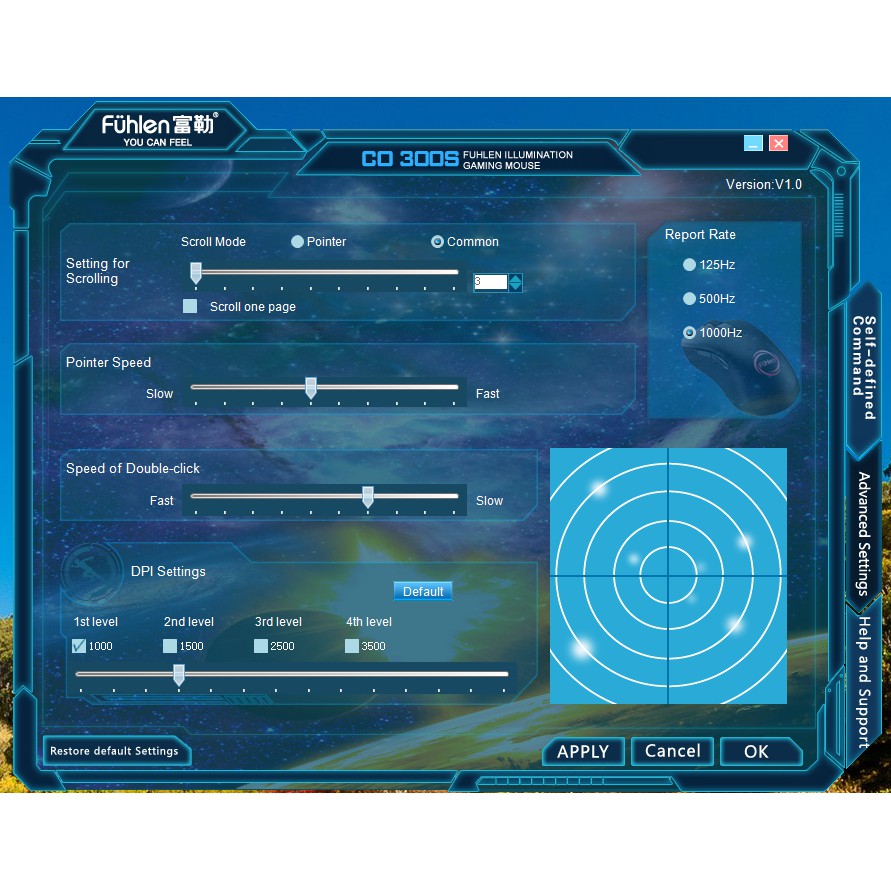 Chuột gaming Fuhlen G19S - BH 2 năm | BigBuy360 - bigbuy360.vn