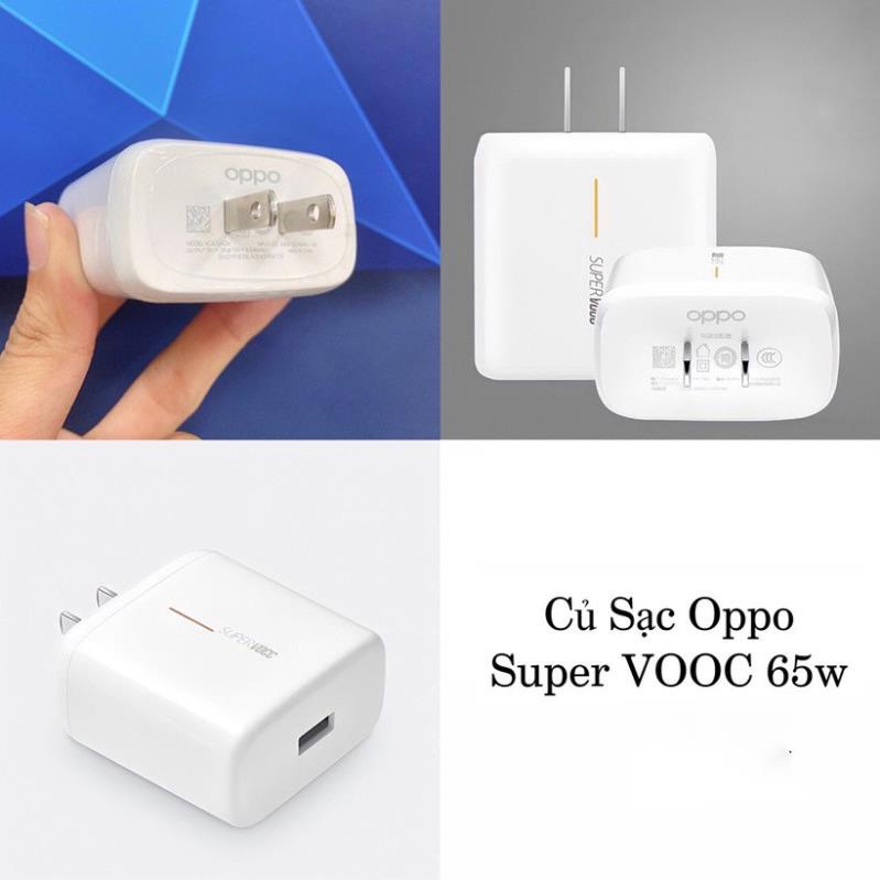 Củ sạc nhanh Oppo Super Vooc 6A 65W zin new cao cấp